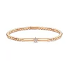 Pulsera de Oro Elástica y Barra con Estrella de Diamantes Colette