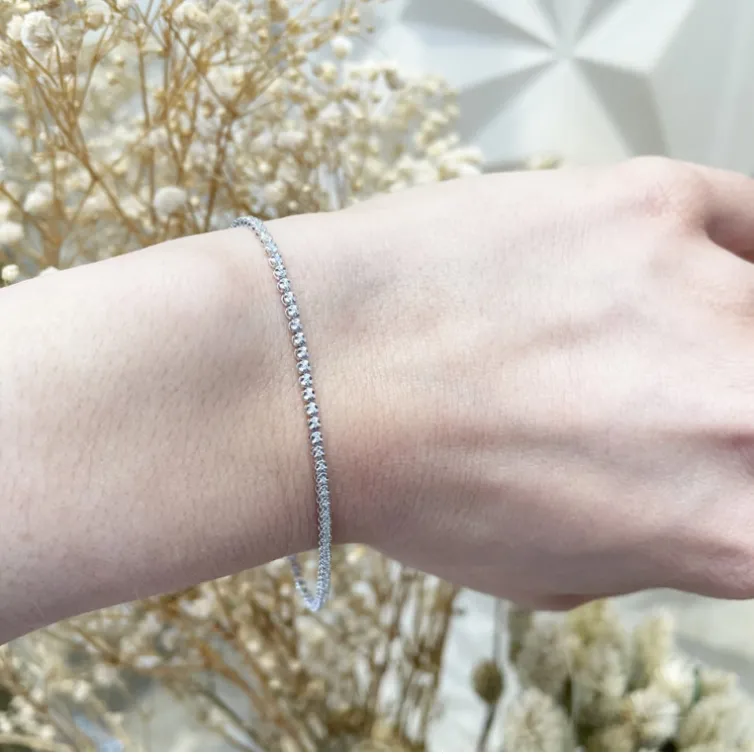 Pulsera Diamantes Riviere Garras 0.30Ct