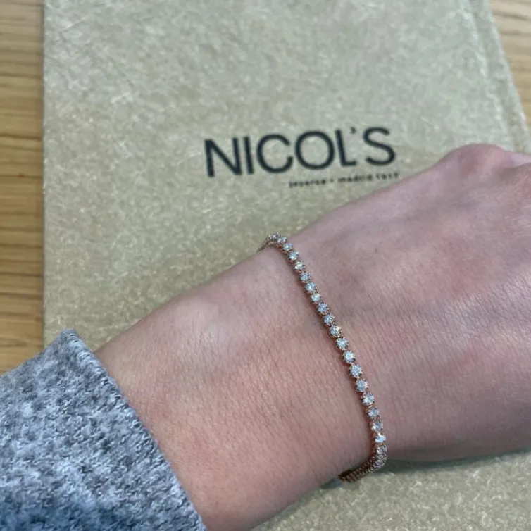 Pulsera Diamantes Riviere Redonda 2.10Ct