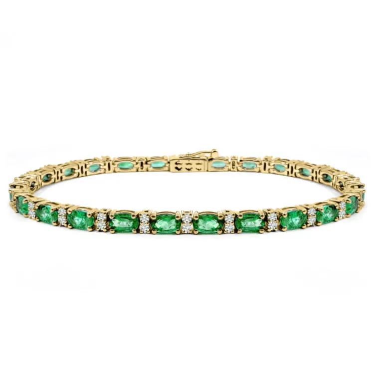 Pulsera esmeraldas y diamantes Riviere Royal