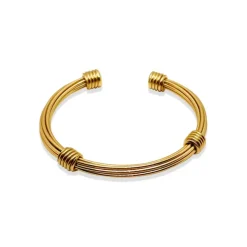 Pulsera Hombre Oro Teseo 6Mm