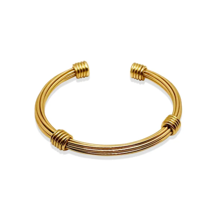Pulsera Hombre Oro Teseo 6Mm