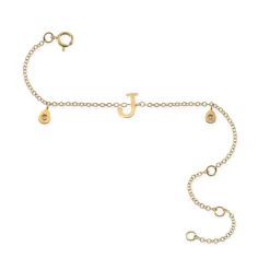 Pulsera Inicial Letra J Mini Details