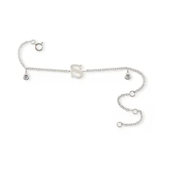 Pulsera Inicial Letra S Mini Details