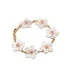 Pulsera Oro Flower Power