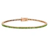 Pulsera Riviere Rainbow Tsavoritas verdes 3.80 Ct