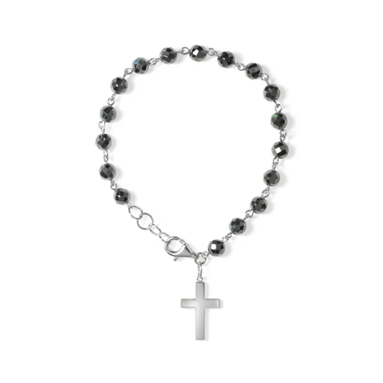 Pulsera Rosario Hematite