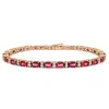 Pulsera rubís y diamantes Riviere Royal Oro Rosa