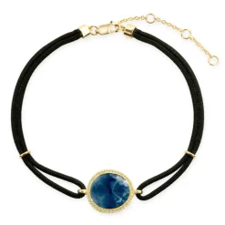 Pulsera Topacio Y Diamantes New Wave