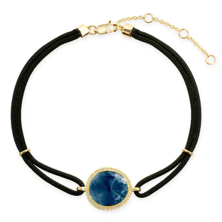 Pulsera Topacio Y Diamantes New Wave