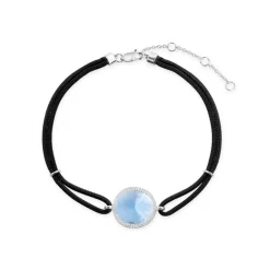 Pulsera Topacio Y Diamantes New Wave