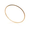 Pulsera Tubo Cuadrado Oro Rosa