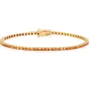Pulsera Zafiros Amarillo 3.80Ct Oro Amarillo Rainbow