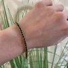 Pulsera Zafiros Verde Oscuro 6.30Ct Oro Rosa Rainbow