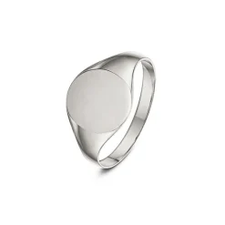 Sello Oro Blanco Redondo Vintage