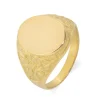 Sello Oro Oval Brazo Grabado